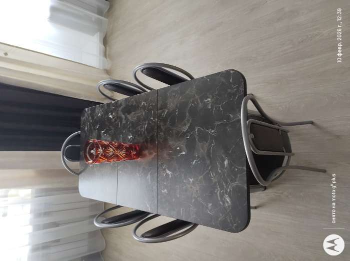 Фотография покупателя товара УЦЕНКА Стул «Элегия Мягкий», Серебристый металлик/Молочная рептилия - Фото 1