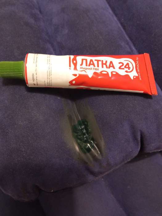 Фотография покупателя товара Жидкая "Латка 24", ПВХ, 25 г, цвет зелёный - Фото 2