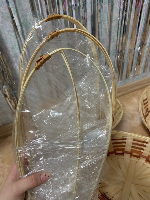 Фотография покупателя товара Корзина плетеная «Ладья», 32×23×10 см, бамбук - Фото 12