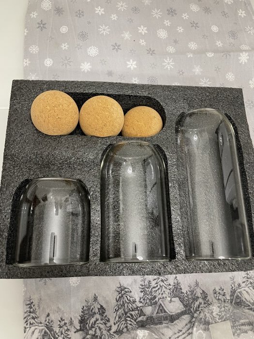 Фотография покупателя товара Банки для сыпучих Magistro «Эко», 3 предмета: 450/700/1000 мл, с пробковой крышкой, стекло, прозрачные - Фото 2