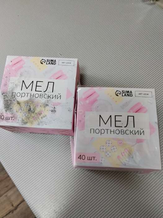 Фотография покупателя товара Мел портновский, 40 шт., МИКС - Фото 1