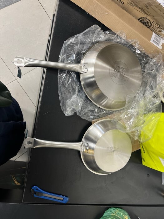 Фотография покупателя товара Сковорода Hanna Knövell, d=30 см, h=5.5 см, толщина стенки 0.6 мм, длина ручки 24.5 см, индукция, нержавеющая сталь - Фото 1