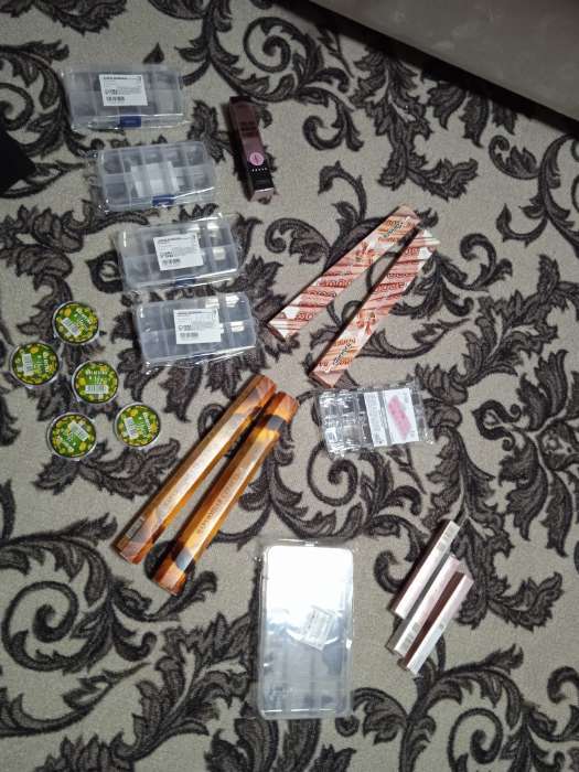 Фотография покупателя товара Органайзер для хранения мелочей, 12 ячеек, 13.2×7.5×1.5 см, прозрачный - Фото 1