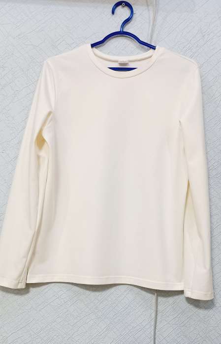 Фотография покупателя товара Лонгслив женский MINAKU: Basic line, цвет экрю, размер 44 - Фото 1