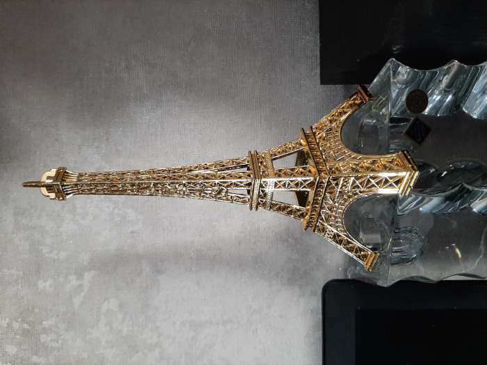 Фотография покупателя товара Сувенир металл "Эйфелева башня" золото 18х7х7 см