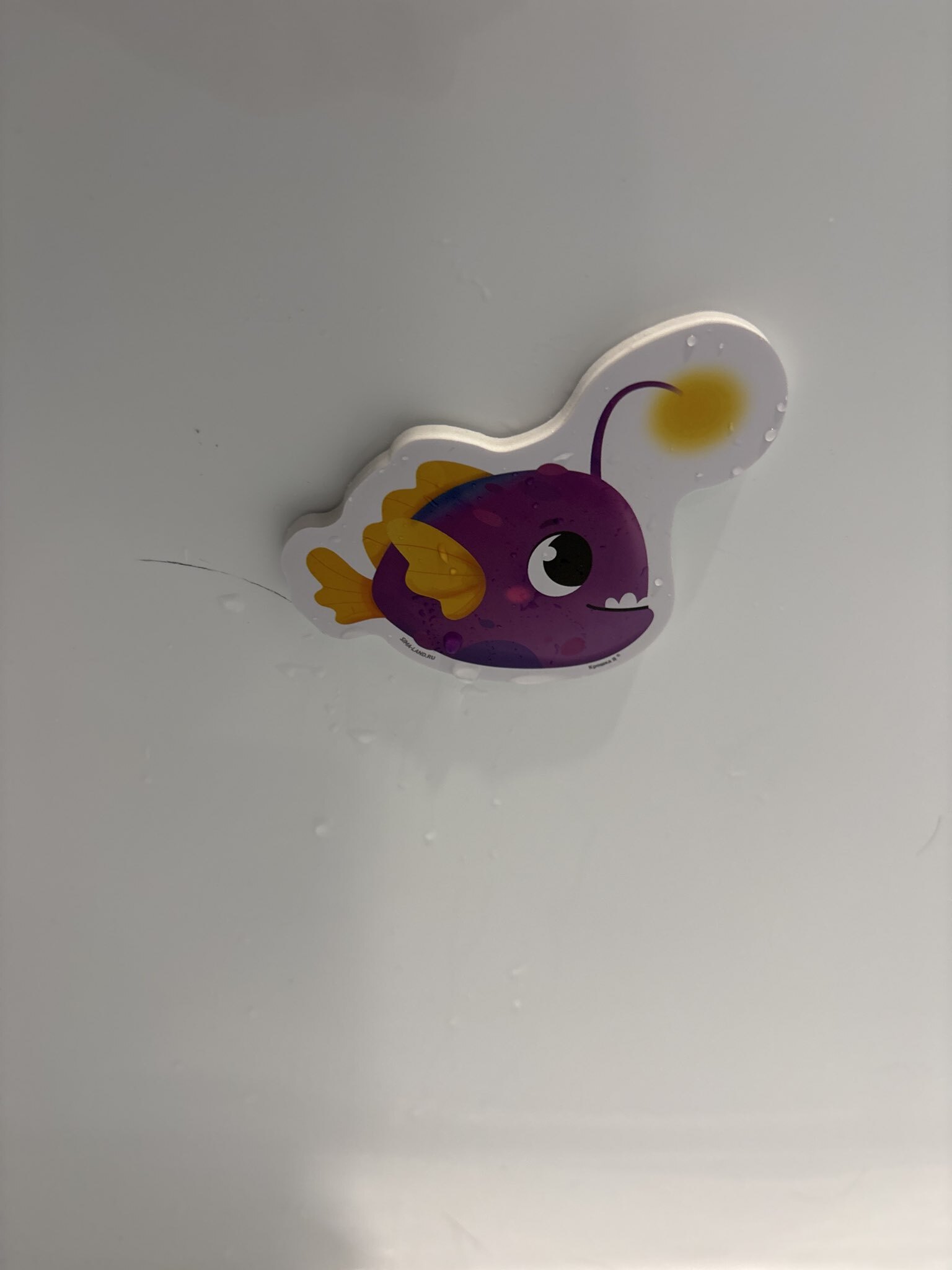 Фотография покупателя товара Игрушки - стикеры для купания в ванне Крошка Я «Весёлые зверята», с сеткой, EVA, набор 20 шт. - Фото 1