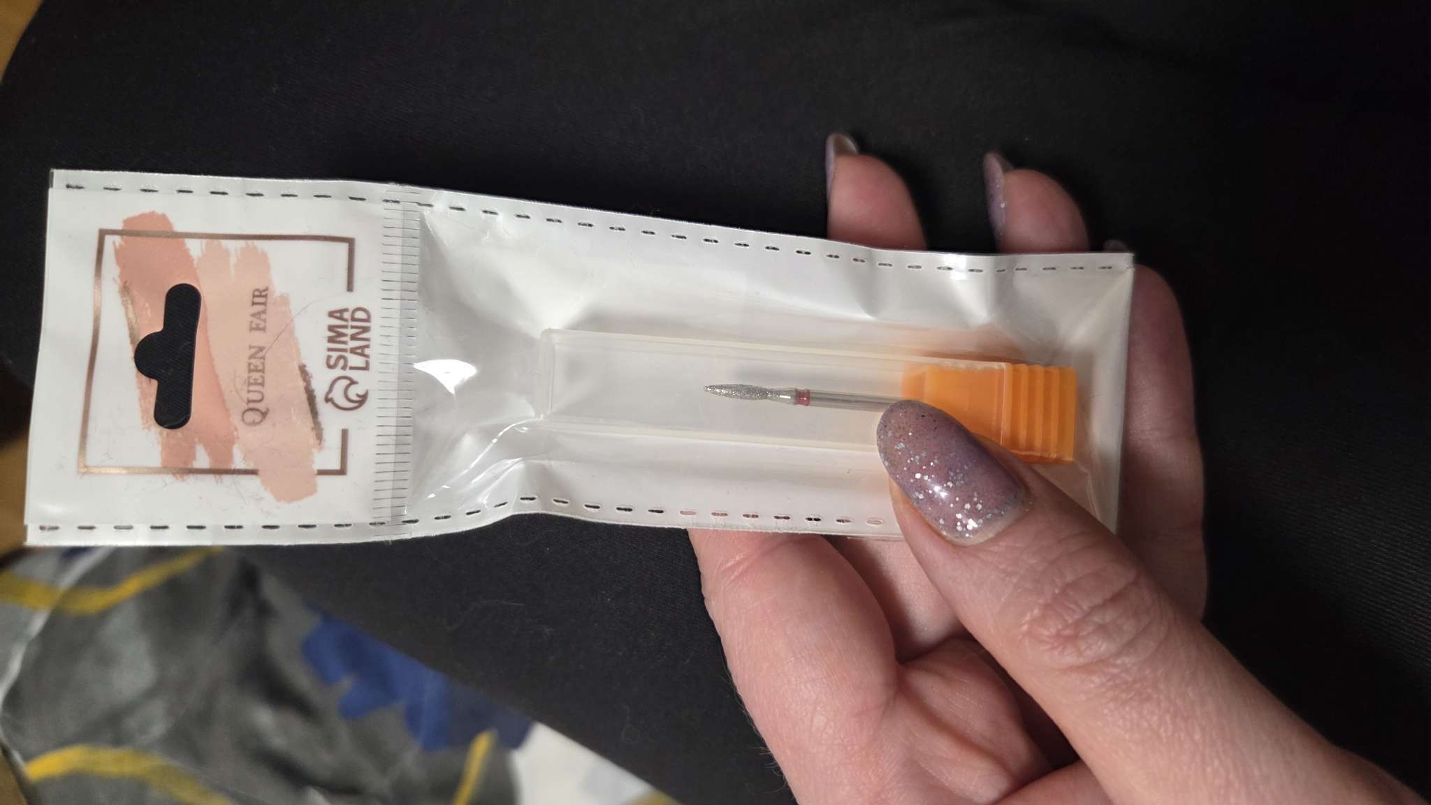 Фотография покупателя товара Фреза алмазная для маникюра «Пламя», мелкая зернистость, 2.1×8 мм, в пластиковом футляре - Фото 1