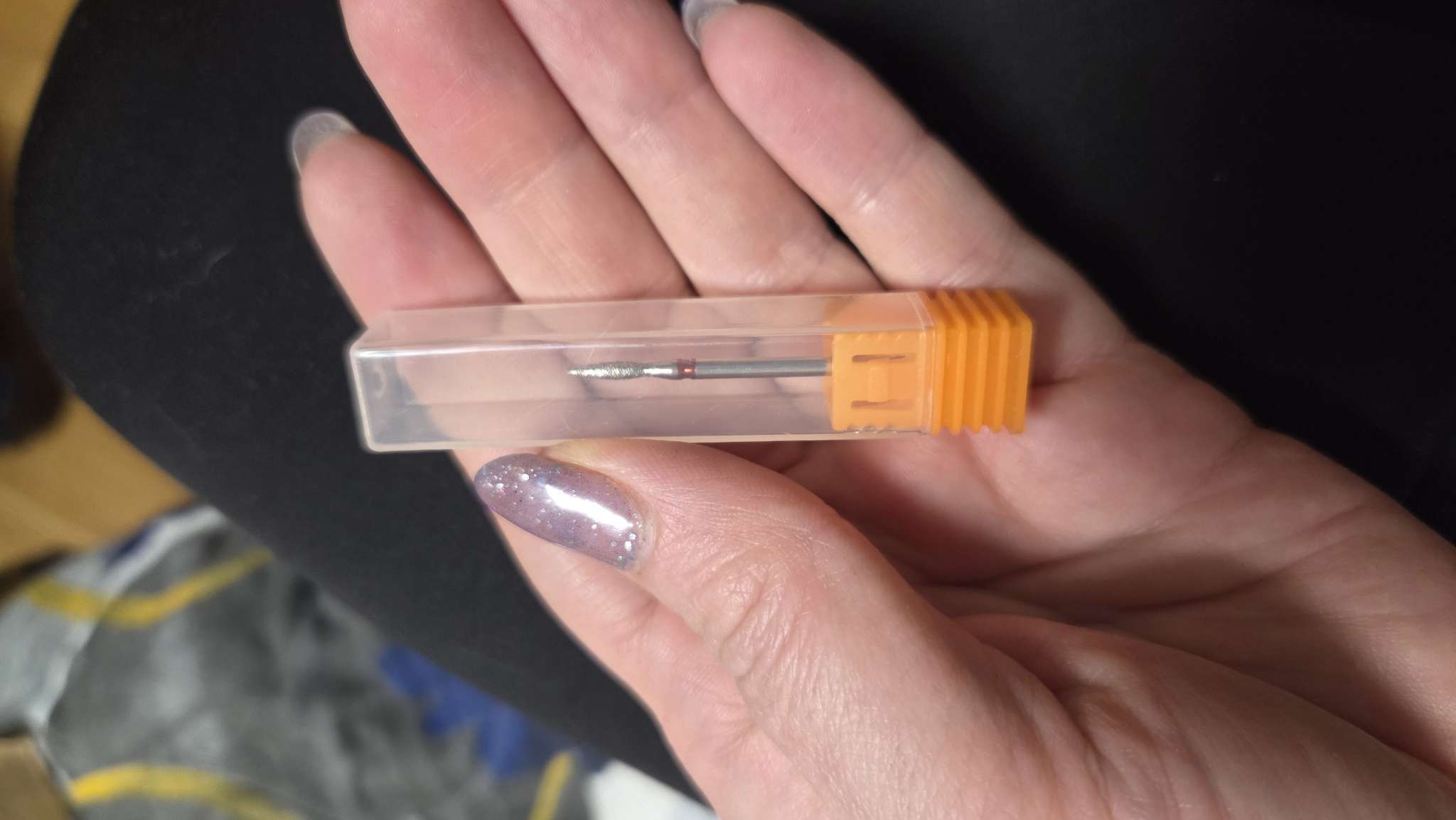 Фотография покупателя товара Фреза алмазная для маникюра «Пламя», мелкая зернистость, 2.1×8 мм, в пластиковом футляре - Фото 2