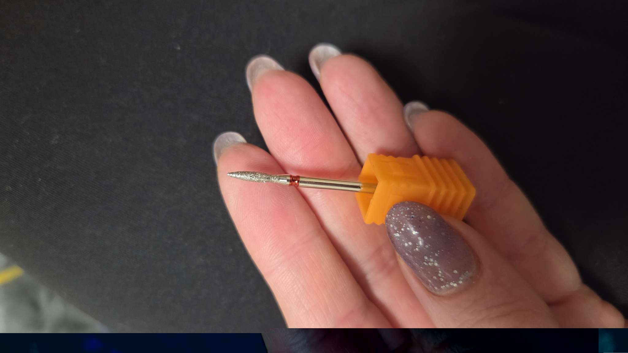 Фотография покупателя товара Фреза алмазная для маникюра «Пламя», мелкая зернистость, 2.1×8 мм, в пластиковом футляре - Фото 3