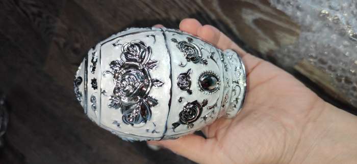 Фотография покупателя товара Подставка для зубочисток «Яйцо», 11×7 см, цвет серебряный - Фото 4
