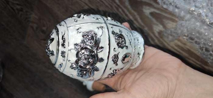 Фотография покупателя товара Подставка для зубочисток «Яйцо», 11×7 см, цвет серебряный - Фото 5