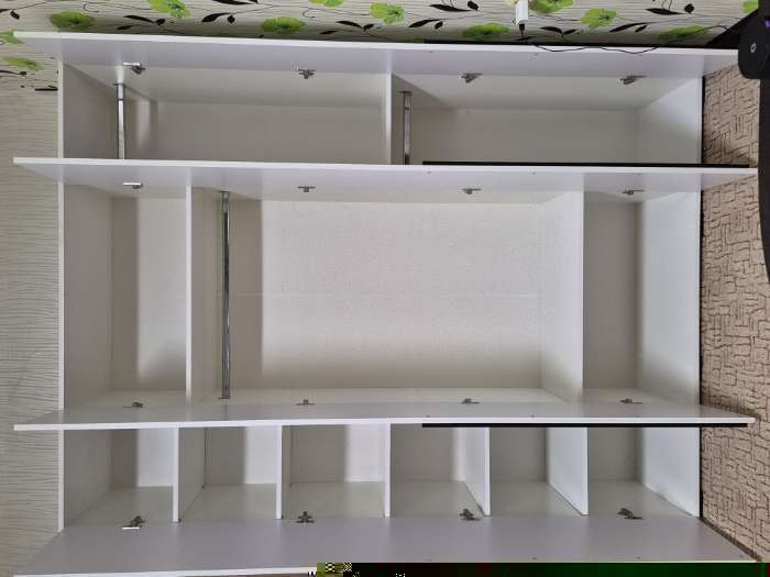 Фотография покупателя товара Шкаф четырехстворчатый «Норд», 1600×510×2236 мм, цвет дуб крафт белый - Фото 3