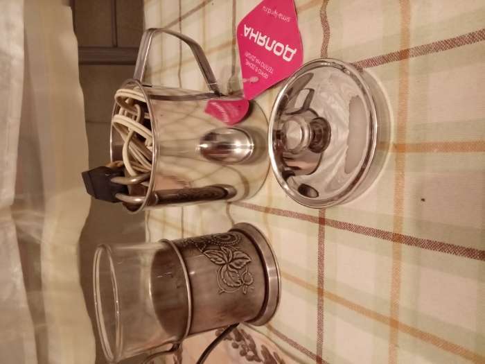 Фотография покупателя товара Кружка из нержавеющей стали Доляна «Индия», 180 мл, 9×10×6,8 см, с крышкой - Фото 1