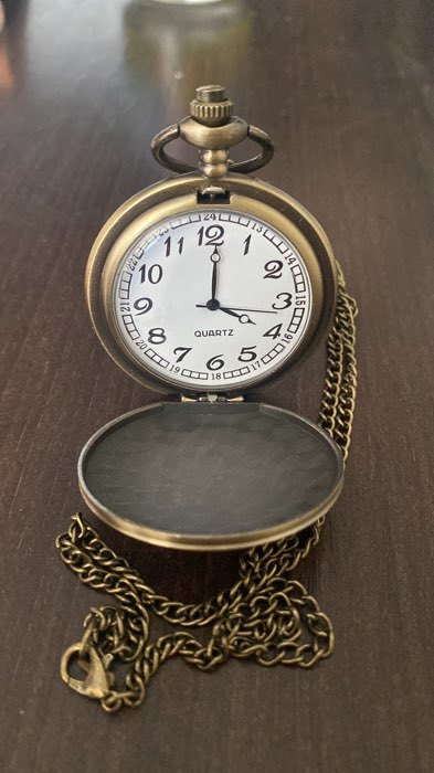Фотография покупателя товара Карманные кварцевые часы «Санкт-Петербург», на цепочке 80 см - Фото 2