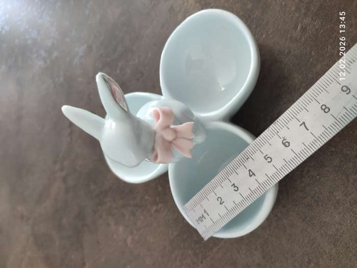 Фотография покупателя товара Менажница SL Home «Кролик», 3 ячейки, 30 мл, 11.5×9.5 см, керамика, белая - Фото 1