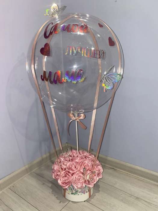 Фотография покупателя товара Лента атласная, 40 мм, 23±1 м, жемчужно-розовая - Фото 1