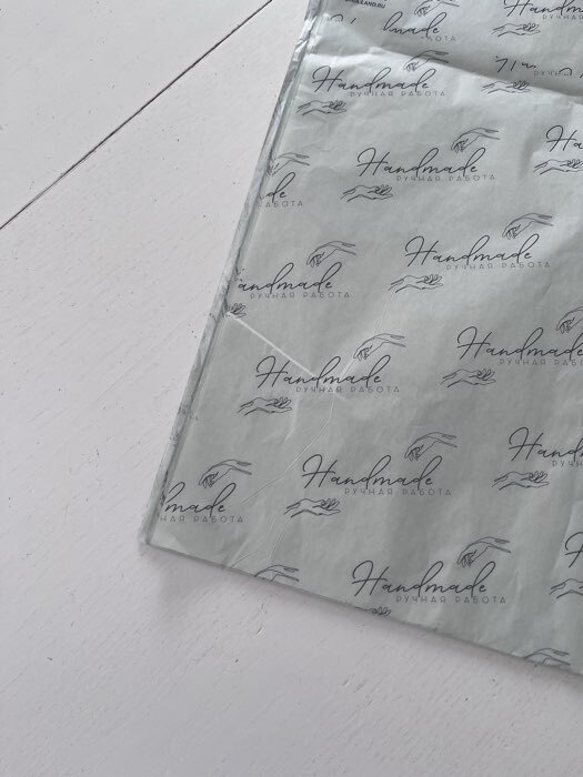Фотография покупателя товара Бумага упаковочная тишью «Ручная работа», 50×70 см - Фото 16