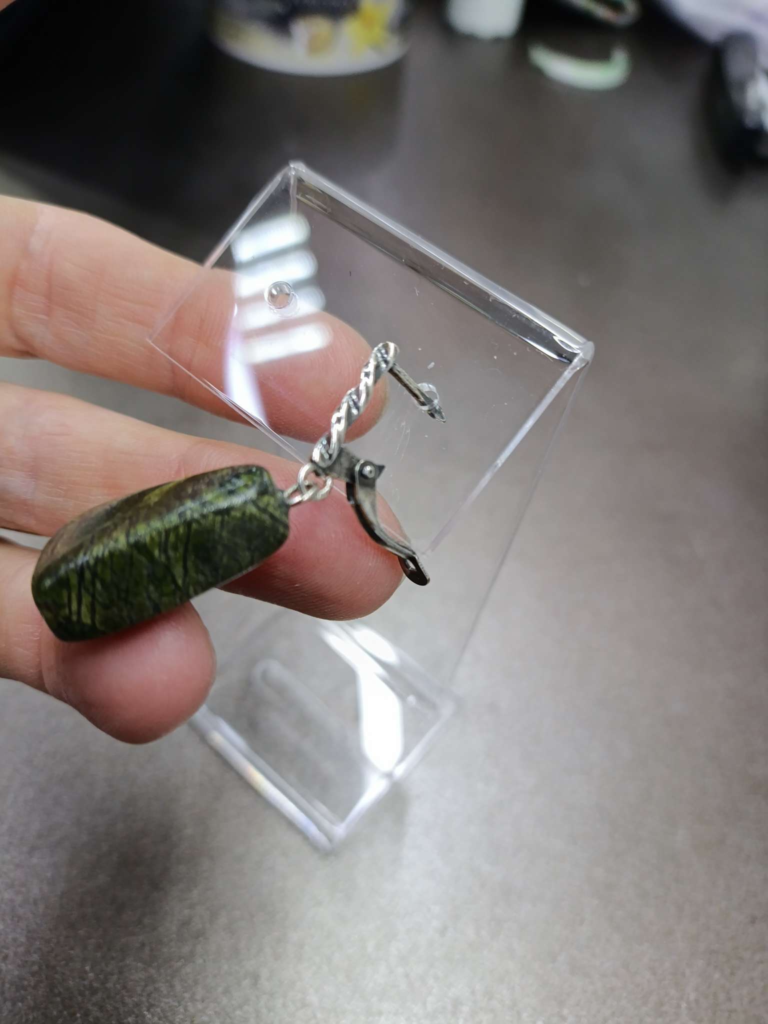 Фотография покупателя товара Подставка под серьги, кольцо, 4×4×10 см, оргстекло 1.5 мм - Фото 1