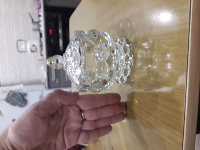 Фотография покупателя товара Сахарница стеклянная Доляна «Гранатовый браслет», 180 мл, 8,5×10 см - Фото 1