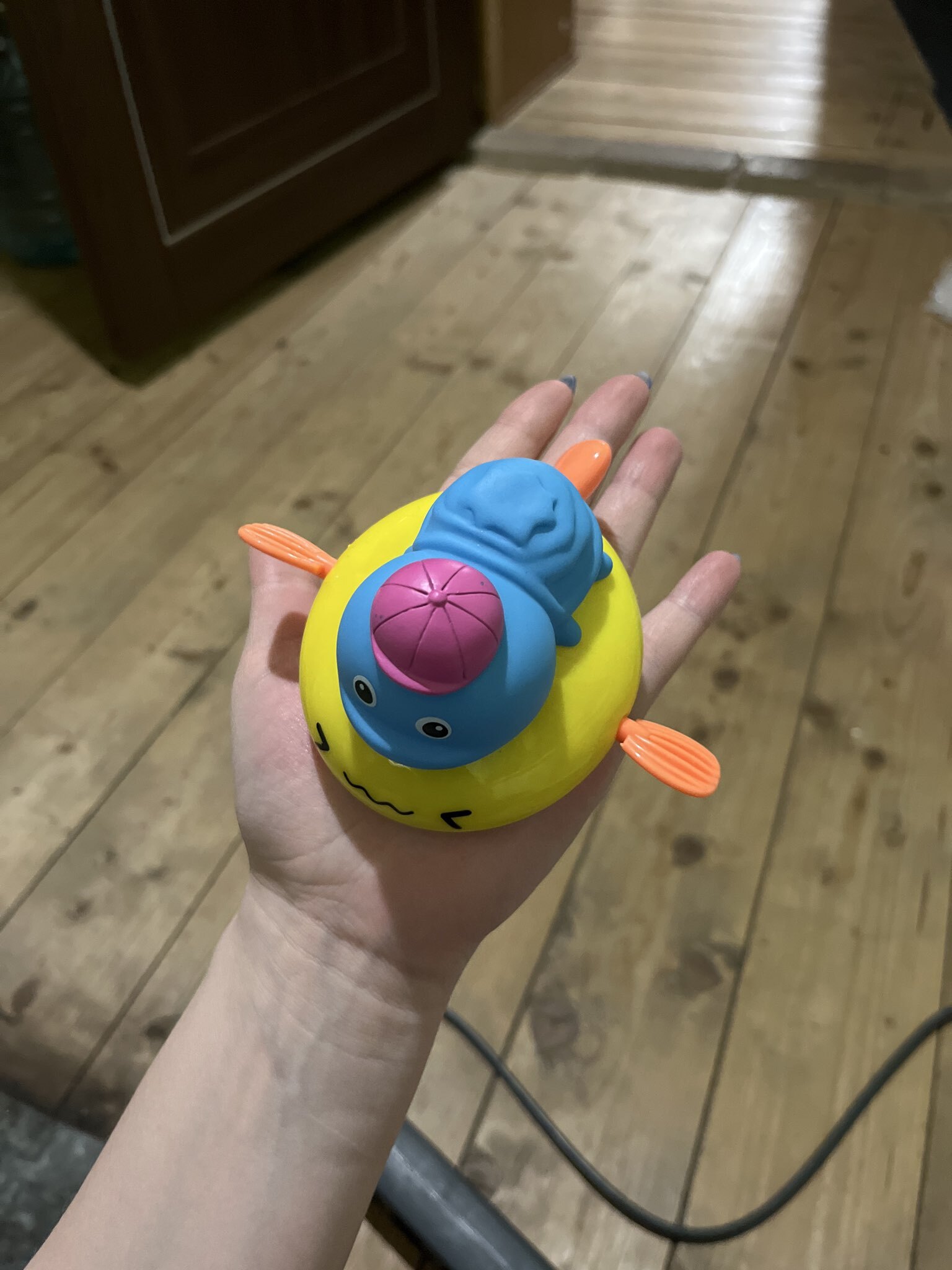 Фотография покупателя товара Заводная игрушка для ванны Крошка Я «Осьминожка», с брызгалкой, от 3 мес. - Фото 3