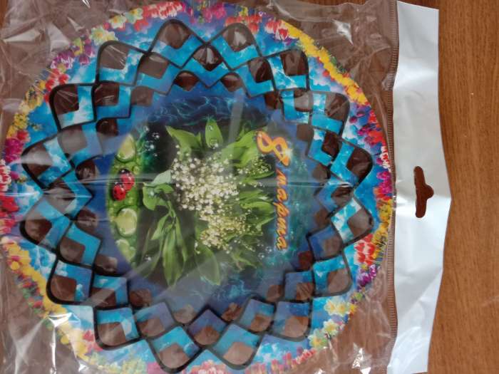Фотография покупателя товара Тарелка конфетница "8 Марта, ландыши", 19,5х19,5 см - Фото 2