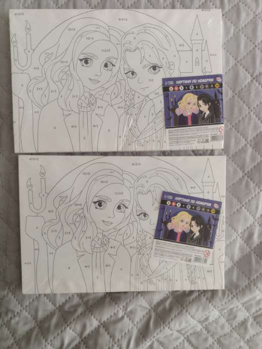 Фотография покупателя товара Картина по номерам для детей «Лучшие подруги»‎, 20×30 см - Фото 1