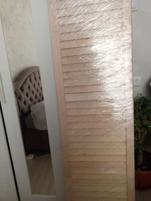 Фотография покупателя товара Дверь для бани и сауны «Жалюзийная», 180.5×39.4 см, деревянная, «Добропаровъ» - Фото 1