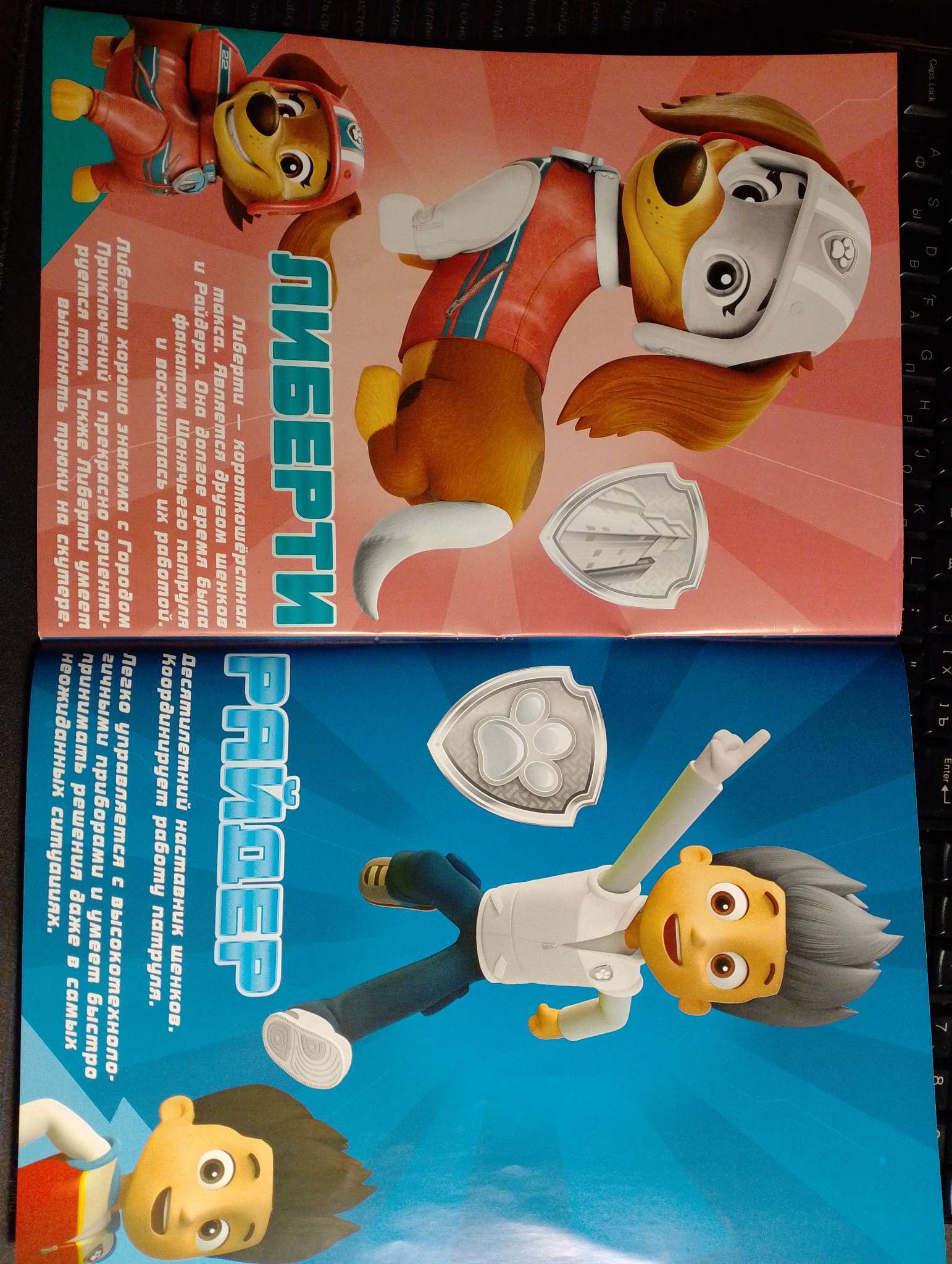 Фотография покупателя товара Альбом наклеек «Весёлые наклейки. Собери щенков», А4, 12 стр. - Фото 3