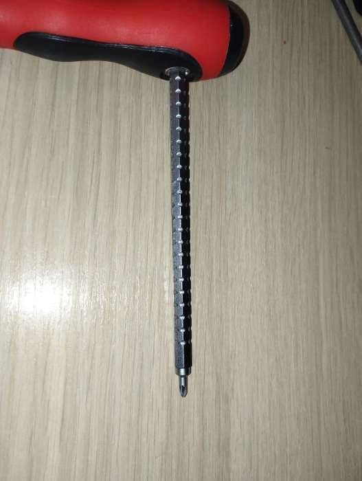 Фотография покупателя товара Сменное жало для отвертки ТУНДРА, CrV, двухстороннее, PZ0 - PZ1, 160 мм - Фото 1