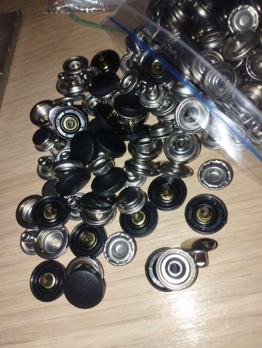 Фотография покупателя товара Кнопки установочные, Дельта, d=15 мм, 10 шт., цвет чёрный - Фото 5