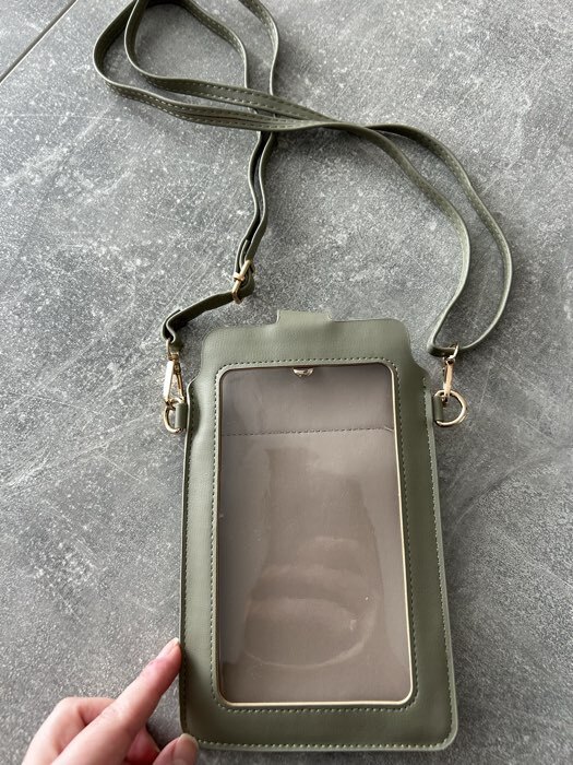 Фотография покупателя товара Сумка женская кросс-боди на магните, 13×0.5×20 см, розовая - Фото 1