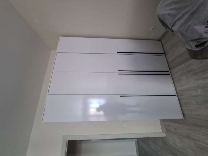 Фотография покупателя товара Шкаф прямой трёхстворчатый «Норд», 1200×510×2236 мм, белый глянец - Фото 1