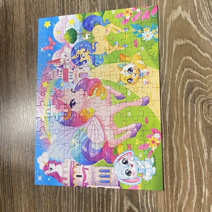 Фотография покупателя товара Пазлы для девочки «Страна единорогов», 104 элемента - Фото 1