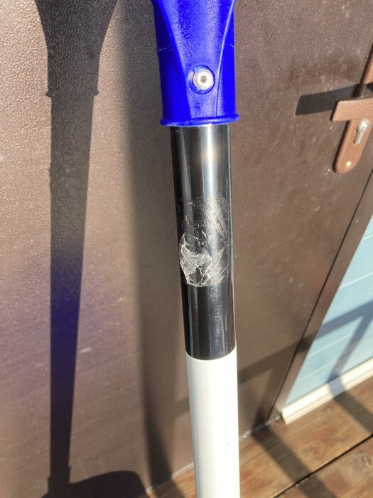 Фотография покупателя товара Лопата для уборки снега, пластиковый ковш 400×525 мм, алюминиевая планка, алюминиевый черенок, с ручкой - Фото 1