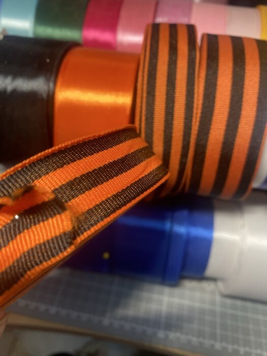 Фотография покупателя товара Лента «Георгиевская» репсовая, 25 мм, 23 ± 1 м - Фото 31