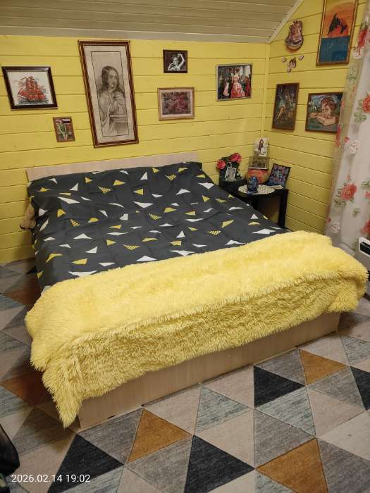 Фотография покупателя товара Постельное бельё 1.5-спальное «Экономь и Я», микрофибра 60 г/м², чёрное - Фото 2