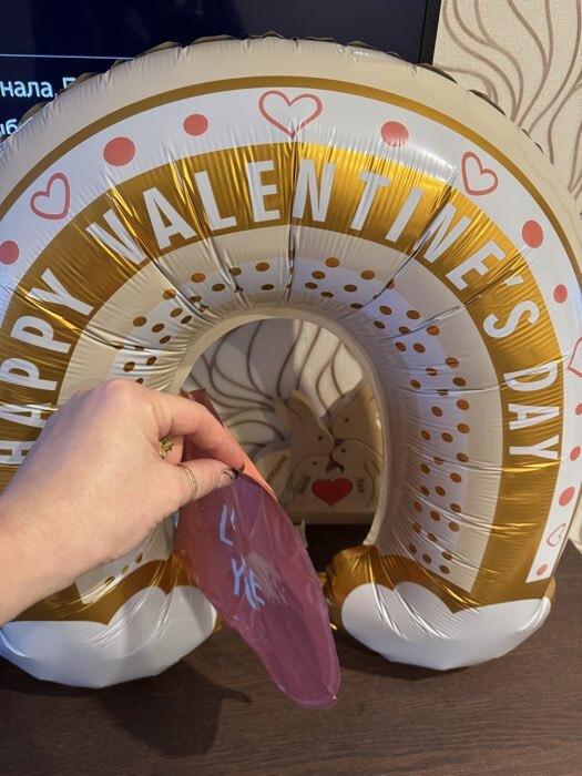 Фотография покупателя товара Воздушный шар фольгированный 29" «Стильная радуга», фигура - Фото 1