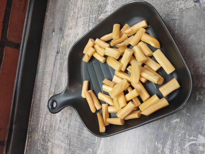 Фотография покупателя товара Блюдо из жаропрочной керамики для подачи Magistro «Сковорода-гриль», 23×16×3 см, цвет чёрный - Фото 3