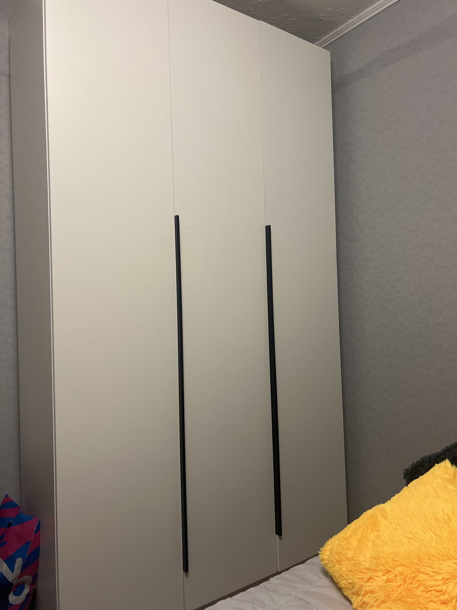 Фотография покупателя товара Шкаф прямой четырёхстворчатый «Бруно», 1600×505×2216 мм, цвет белый - Фото 1