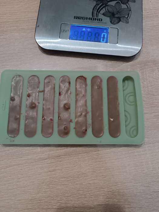 Фотография покупателя товара Форма для выпечки печенья Доляна, силикон, 8 ячеек (8.8×1.5×1 см), 20×10×1.7 см, зелёная - Фото 1