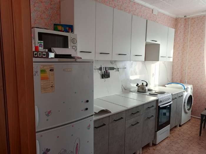 Фотография покупателя товара Кухонный гарнитур для маленькой кухни «Тренд», 1000 мм, цвет белый/бетон - Фото 1