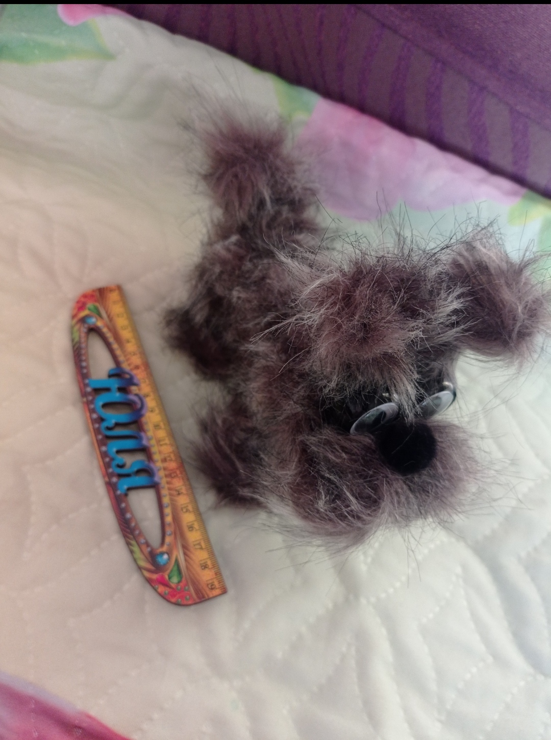 Фотография покупателя товара Набор для создания игрушки «Собачка» из меховых палочек - Фото 1