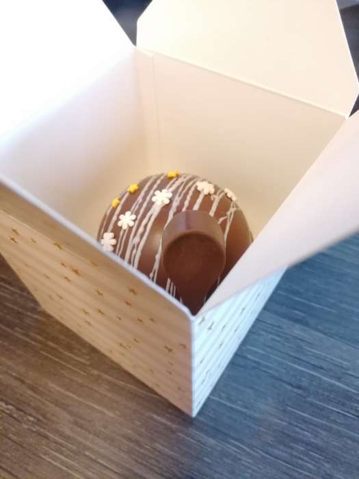 Фотография покупателя товара Коробка складная "Звездная", 10 х 10 х 10 см - Фото 2