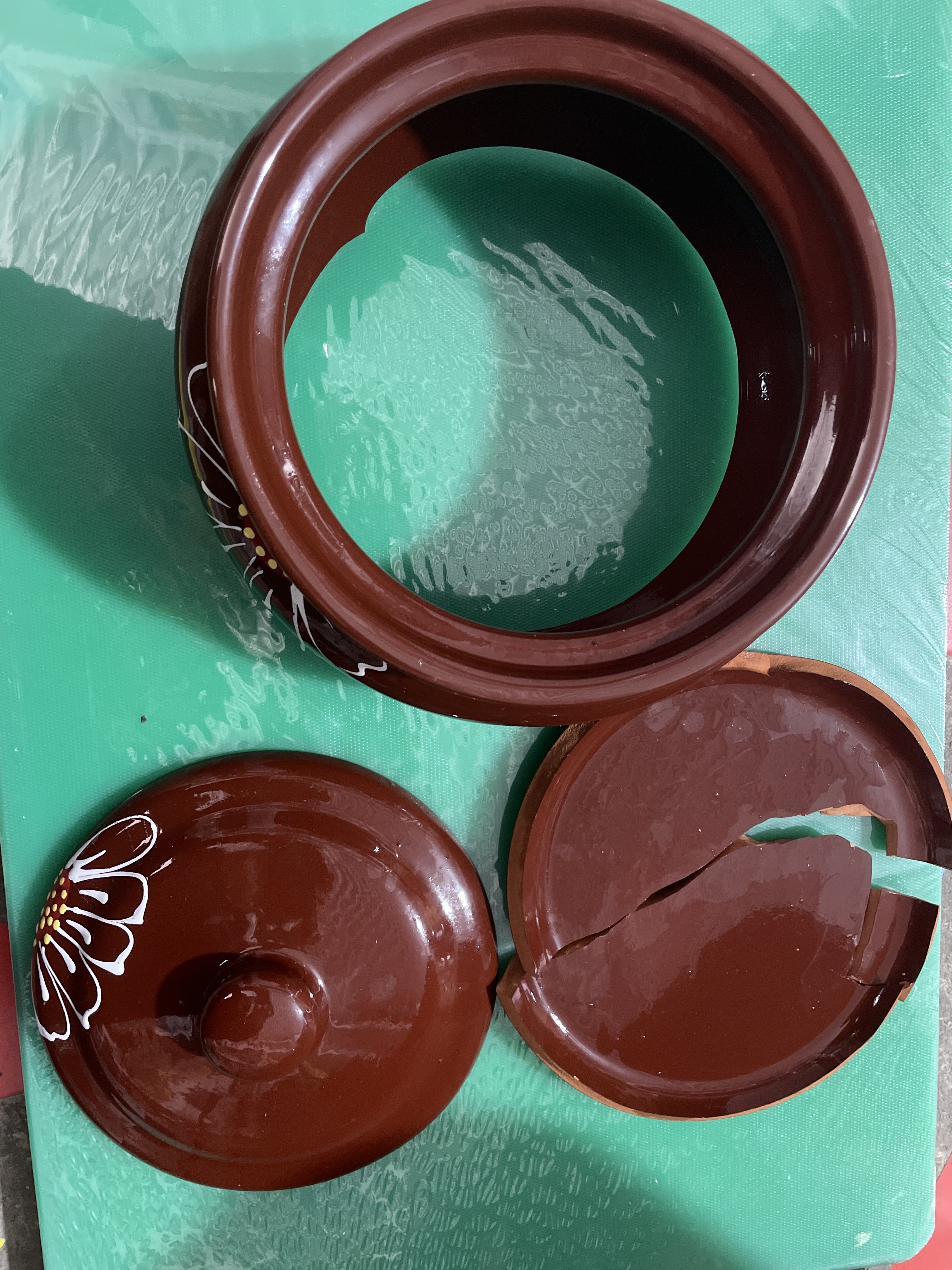 Фотография покупателя товара Пельменница "Псковская" ромашка коричневая, 2л - Фото 1