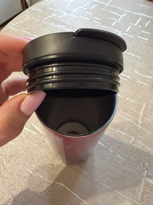 Фотография покупателя товара Термокружка Мастер К Coffee, 500 мл, сохраняет тепло 8 ч, нержавеющая сталь, розовая - Фото 6