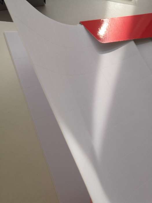 Фотография покупателя товара Этикетка самоклеящаяся на листе формата А4, 24 этикетки, 70 х 37 мм, белая, 100 листов - Фото 4