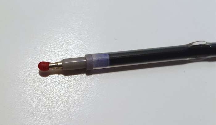 Фотография покупателя товара Стержень шариковый Vinson, синие чернила, с ушками для автоматических ручек, на масляной основе, 107 мм, диаметр пишущего узла 0.7 мм - Фото 3