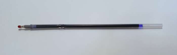 Фотография покупателя товара Стержень шариковый Vinson, синие чернила, с ушками для автоматических ручек, на масляной основе, 107 мм, диаметр пишущего узла 0.7 мм - Фото 1