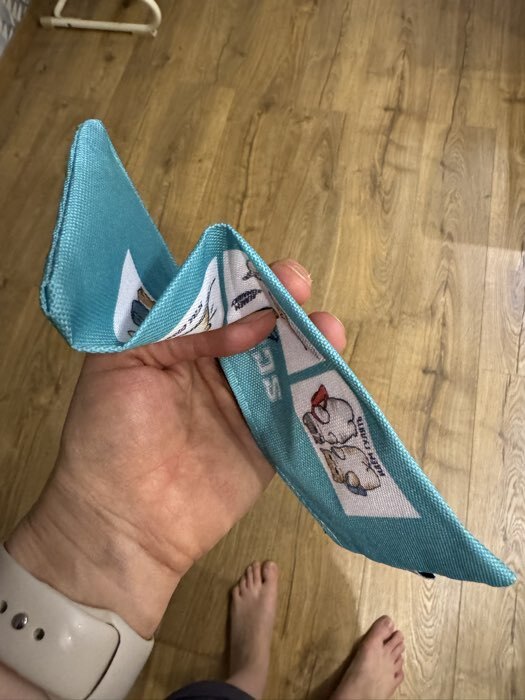 Фотография покупателя товара Пенал школьный, текстиль, плоский, 20×8 см «Котик в школе» - Фото 6