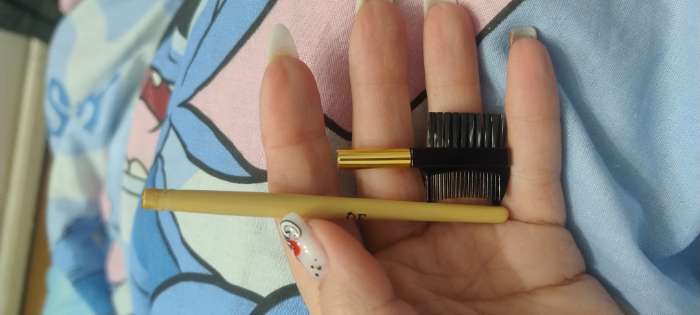 Фотография покупателя товара Набор кистей для макияжа PASTEL BLUSH, 7 шт., чехол на кнопке, бежевый - Фото 7